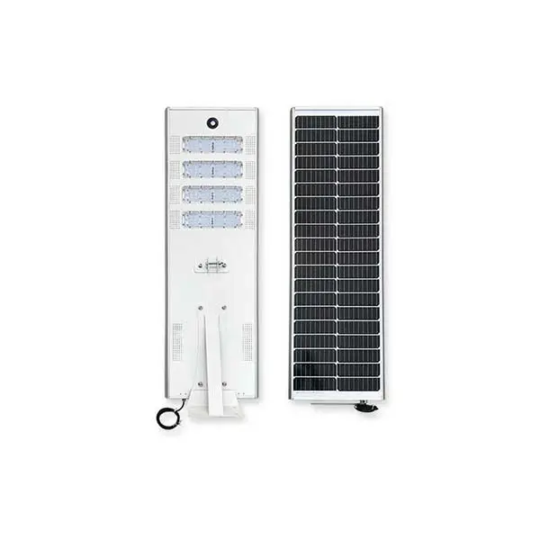 Luzes de rua solares híbridas LED para uso externo 150W AC DC à prova d'água