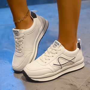 <span class=keywords><strong>Zapatillas</strong></span> Deportivas Casuales para <span class=keywords><strong>Mujer</strong></span> 2026, con Amortiguación, Suela Suave y Duradera, <span class=keywords><strong>Zapatillas</strong></span> <span class=keywords><strong>Blancas</strong></span> Modernas, Venta al por Mayor de Fábrica - Product Image 3