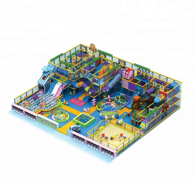 Children Commercial Amusement Park Soft Play PVC Playground Naughty Castle For Sale