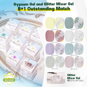 R S ongles japonais Art fournitures 5g mélangeur Gel <span class=keywords><strong>dessin</strong></span> Gel ongles plâtre effet 3D sable Texture gypse Gel - Product Image 5