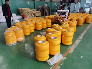 Corsia autostradale soffiaggio riflettente di avviso di sicurezza del traffico stradale EVA carico sabbia riempimento barriera Anti-impatto rotante - Product Image 6