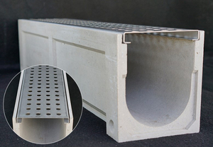 Công Nghiệp Xây Dựng Kết Cấu Thép Rãnh Khe Cắm Cống Hệ Thống Tràn Hồ Bơi Artchitecture Polymer Bê Tông - Product Image 3