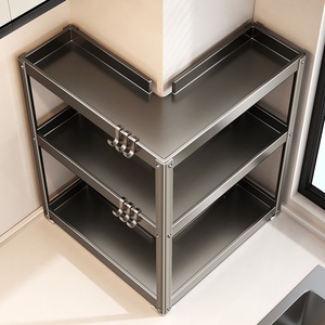 Estante Esquinero para Especias Ermo Kitchen 2026, Nuevo Modelo Multifuncional, Tipo Vertical, Organizador Metálico para Almacenamiento de Especias en la Encimera - Product Image 1
