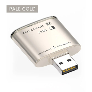 New NM Đầu đọc thẻ đa chức năng USB máy tính SD Thẻ kép Kim Loại hai-in-one Tương thích với hệ thống Windows/Mac OS/Linux - Product Image 3