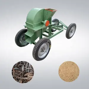 HR Ce Certification Large Log Mobile Wood Chipper Wood Sawdust Crusher Machine Mobile Shaving Machine Wood Crusher