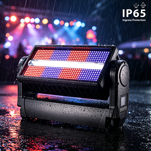 Projecteur LED mobile étanche 1000W avec stroboscope pour événements extérieurs, mariages, concerts, éclairage avec contrôle DMX512 - Product Image 4