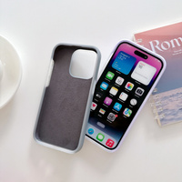 Populaire en été coque de téléphone souple en silicone liquide pour iphone 12 13 14 15 pro max 15plus