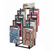 Hot Sale Modern Metal Display Rack Stand for Retail Clothing Supermarket Scarf Shawl Carpets Floor Rugs Sample Textile Fabric