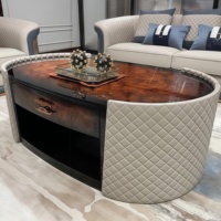 Ensemble de canapés sectionnels en cuir contemporains Furnistyle 7 places pour salon