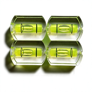 Niveau à bulle 33x22x14mm, outil de nivellement rond plat solide sculpté avec liquide vert pour la mesure de précision DIY - Product Image 4
