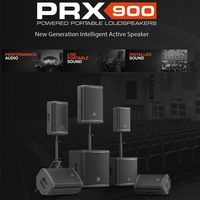 Haut-parleur actif professionnel JBN PRX908 8 pouces pour intérieur/extérieur, scène/conférence/spectacle avec amplificateur CROWN