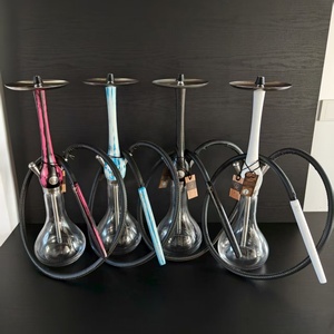 Venta al por mayor de fábrica: Narguile <span class=keywords><strong>Wookah</strong></span> de 64 cm, alta calidad, shisha de acero inoxidable y madera, versión original, set de narguile para fumar. - Product Image 1