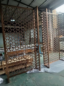 Outdoor Metal Privacy <b>Screen</b> Model&Contemporary Design Easy to Install - Product Image 6