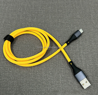En magasin, cordon de charge pour téléphone en nylon 1M 3A, câble de charge rapide Micro USB Type C avec conducteur en cuivre pur pour iPhone