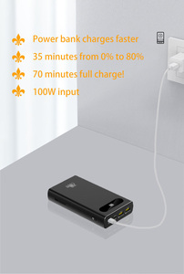 แบตเตอรี่สำรองพกพาพร้อมหน้าจอ LED ความจุ 20000mAh ชาร์จเร็ว ชาร์จได้ <span class=keywords><strong>2</strong></span> รูปแบบ 22.5W USB-A 100W USB-C  4-in-1 - Product Image 6