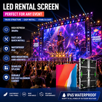 Paneles LED de Alquiler para Interiores TOPvision P2.9/P3.91 con Clasificación IP65 para Fondo de Escenario en Conciertos, Animación y Uso en Tiendas Minoristas