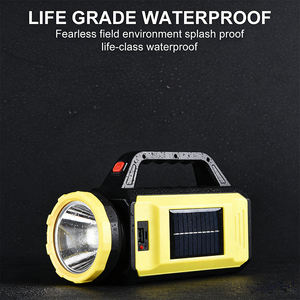 Linterna LED COB Súper Brillante, Recargable Solar, Impermeable, 2000mAh, 1000 Lúmenes, Carga USB, Portátil, de Emergencia y Supervivencia - Product Image 4