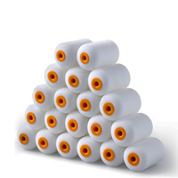 Rouleau à peinture en mousse de 2 pouces de qualité industrielle pour enfants, à dégagement rapide, sans cage, cadre antirouille, placage de zinc 1