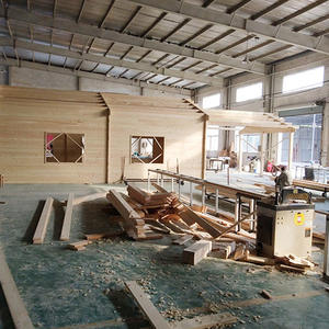 कारखाना निर्मित पिनस साइवेस्ट्रस लकड़ी का घर चीन अनुकूलित सुंदर क्षेत्र विला होस्टरी जंग-प्रतिरोधी चल मॉडल 001 - Product Image 3