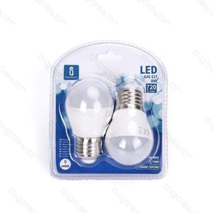 Ampoules LED G45 E27 9W 6400K Blanc Froid Pack de 2 - Product Image 1