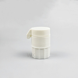 40 năm nhà sản xuất du lịch Kích thước nhựa xách tay đa Pill Cutter Crusher Organizer Box với Cutter - Product Image 2