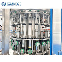 Machine automatique de lavage, remplissage et bouchage de bouteilles en verre, ligne d'embouteillage pour bière, vin, spiritueux, liqueurs et boissons