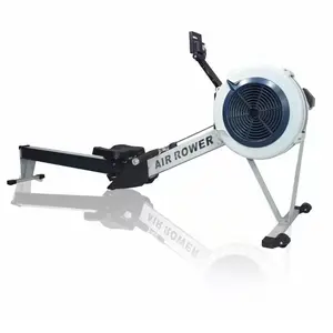 Folded Take You A Small Room Home GYM Air Rower Fitness Club Rowing Machine
