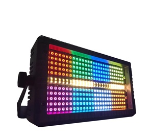 Lampe stroboscopique à LED 8RGB + 4W Contrôle des pixels Rétro-éclairage clignotant RGB Effet <span class=keywords><strong>aura</strong></span> Scène Discothèque Discothèque - Product Image 1