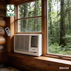 Climatiseur de fenêtre KRG, nouveau design, 24000 BTU, faible bruit, entretien facile, <span class=keywords><strong>installation</strong></span> murale ou sur fenêtre, pour usage intérieur. - Product Image 2
