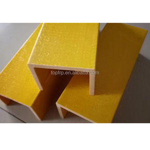 Pultrusion C forme FRP canal/GRP profils structurels poutres de canal - Product Image 1