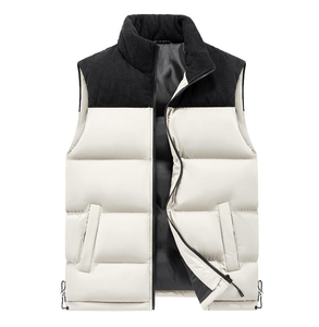 Customized logo wholesale <b>men's</b> and women's casual down vest windproof thickened <b>waterproof</b> vest sleeveless warm - Product Image 4
