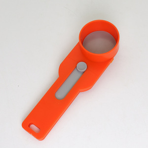 Slide Scoop Leak Proof <b>Measuring</b> Mess Free Coffee Supplement Protein Plastic Sliding Funnel Scoop - Product Image 1