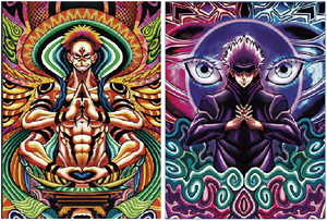 3D รูปตัวการ์ตูนจากญี่ปุ่นรูปสงคราม3D 600 100% แบบฝาพับ - Product Image 5