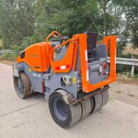 Rouleau compresseur routier 2021 HAMM HD35VT 3T avec tambour avant en acier et pneus arrière en caoutchouc, vibration de 52 kN pour la construction routière et le pavage d'asphalte