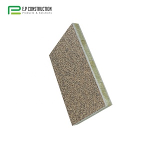 Fábrica directamente nuevos materiales de construcción de aislamiento térmico Exterior decorativo Eps/sándwich de lana de roca de paneles de pared - Product Image 6