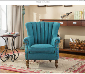 الجناح الخلفي الموقد الاسكندنافية غرفة المعيشة واحدة أريكة - Product Image 3