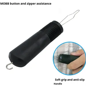 Kit d'aide à l'habillage pour l'arthrite, bâton à fermeture éclair, 1 nouveau crochet pour bouton - Boutonnage facile à une main - Product Image 2