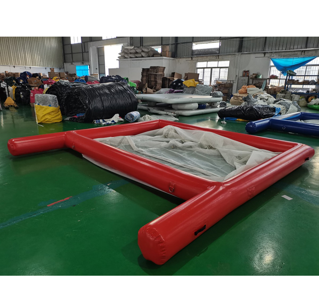 Floating Inflatable Swimming Ocean Pool for Sale Anti Jellyfish Pool With Netting Enclosure for Yacht