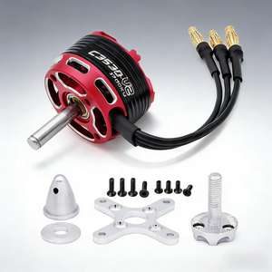 Moteur brushless haute vitesse V2 avec kit moteur ESC BLDC pour voitures RC 1/10, modèles d'avions à voilure fixe et mini-drones - Product Image 1