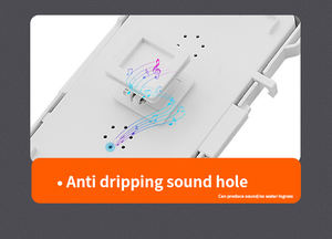 Étagère de couverture mobile de salle de bain étanche à l'eau support de téléphone de <span class=keywords><strong>douche</strong></span> antibuée pour téléphone portable - Product Image 6