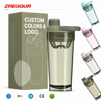 Toptan 24oz Tritan Protein Shaker Şişesi Sızdırmaz Isıya Dayanıklı Plastik Spor Su Şişesi Özel Logo Tedarikçisi Toplu