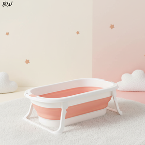 <span class=keywords><strong>Baignoire</strong></span> Bébé Durable avec Support, <span class=keywords><strong>Baignoire</strong></span> en Plastique à Température Contrôlée, Ensemble de <span class=keywords><strong>Baignoire</strong></span> Pliable pour Enfants, Bassin de Bain Portable pour Bébé - Product Image 1