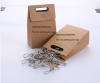 Paquete de 40 Pinzas de Ropa Resistentes para Exteriores, Pinzas de Acero Inoxidable con Diámetro de 1.5 mm y Longitud de 54 mm