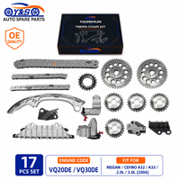 Kit Rantai Timing YS Baru untuk Cefiro A32 A33 2.0L 3.0L VQ20DE VQ30DE 2004 V6 Sedan Perbaikan Overhaul Mesin Garansi Dua Belas Bulan