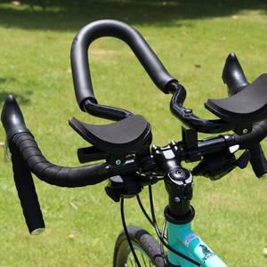 Manillar de Bicicleta de Carretera de Aleación de Aluminio, Barra Aerodinámica para Relajación en Triatlón - Product Image 5
