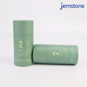 Tubo redondo de papel de café Kraft marrón personalizado puede cilindro cartón cosmético regalo tubos de papel caja de embalaje - Product Image 4