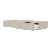 Meuble mural moderne en bois pour chambre à coucher, coiffeuse flottante pour filles et femmes, bureau de maquillage