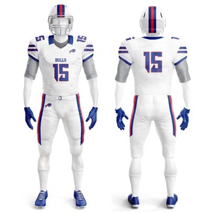 Men's American Football Uniform Sublimated Short Sleeve Breathable 100%Polyester Sport Apparel <b>For</b> <b>Sale</b> American Uniform - Product Image 5