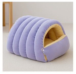 Hangat mewah katun kucing setengah Shed dilepas dicuci gua hewan peliharaan Tempat Tidur sarang - Product Image 5