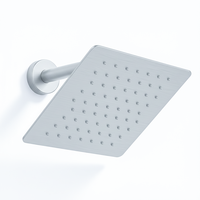 Ensemble de robinetterie de douche encastrée de style américain moderne avec mitigeur, support, cartouche céramique et corps en alliage électroplaqué